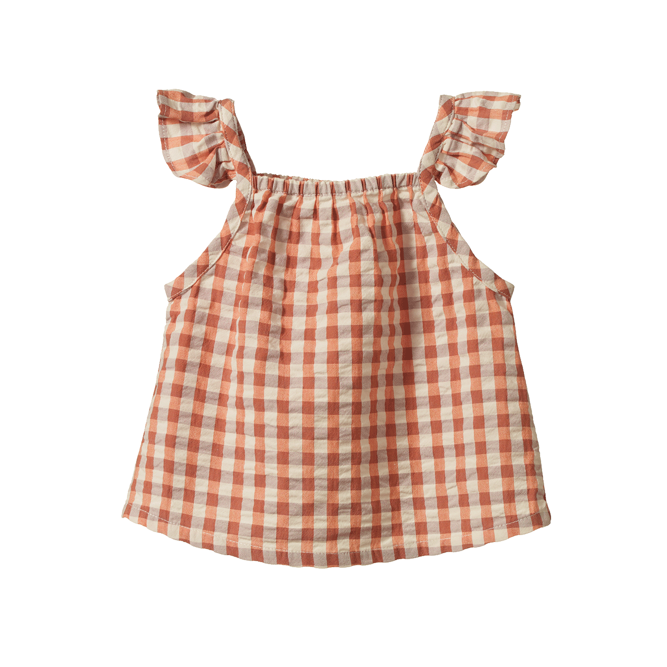 Petal Top - Dandelion Gingham