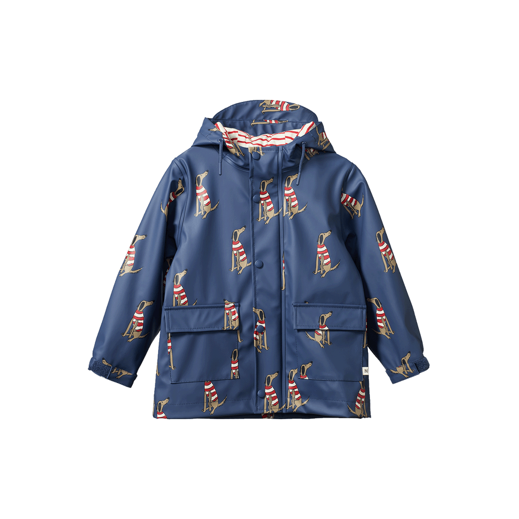 Raincoat - Best Friend Indigo Print