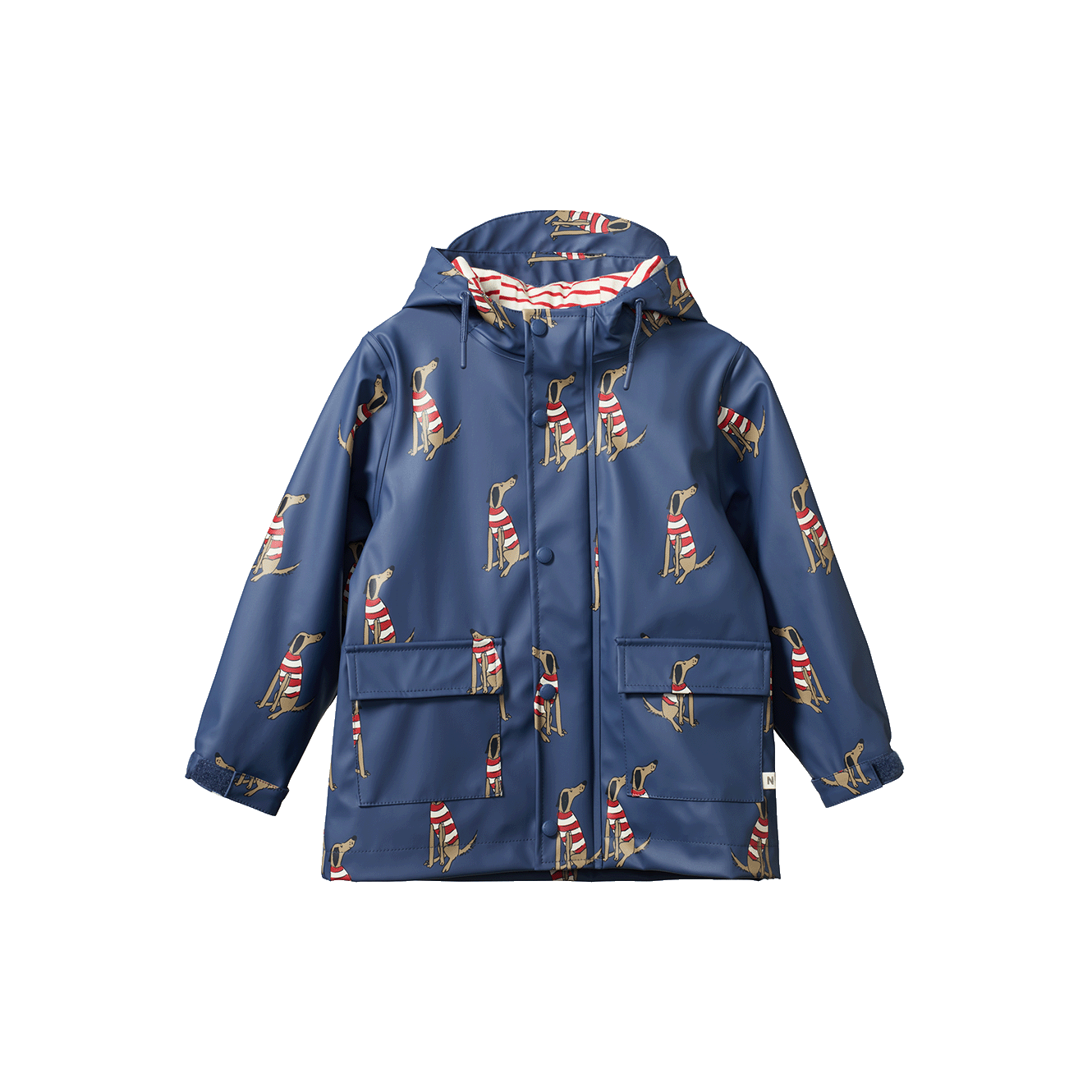 Raincoat - Best Friend Indigo Print