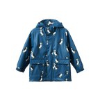 Raincoat - Puffin Teal Print