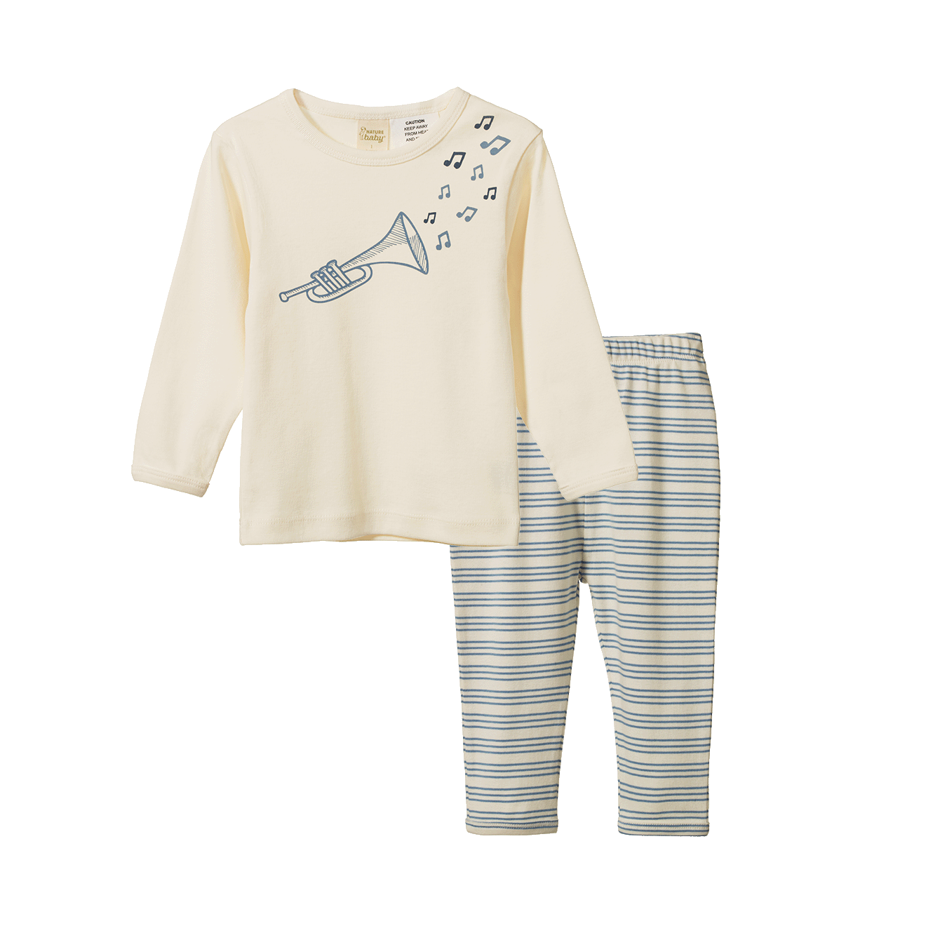 Long Sleeve Pyjamas - Jazz Rhythm Print