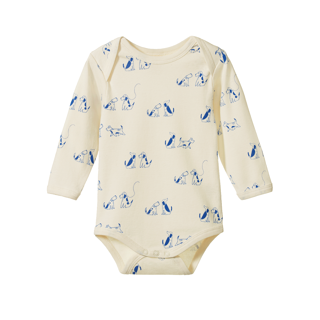 Long Sleeve Bodysuit - Dog Walk Print