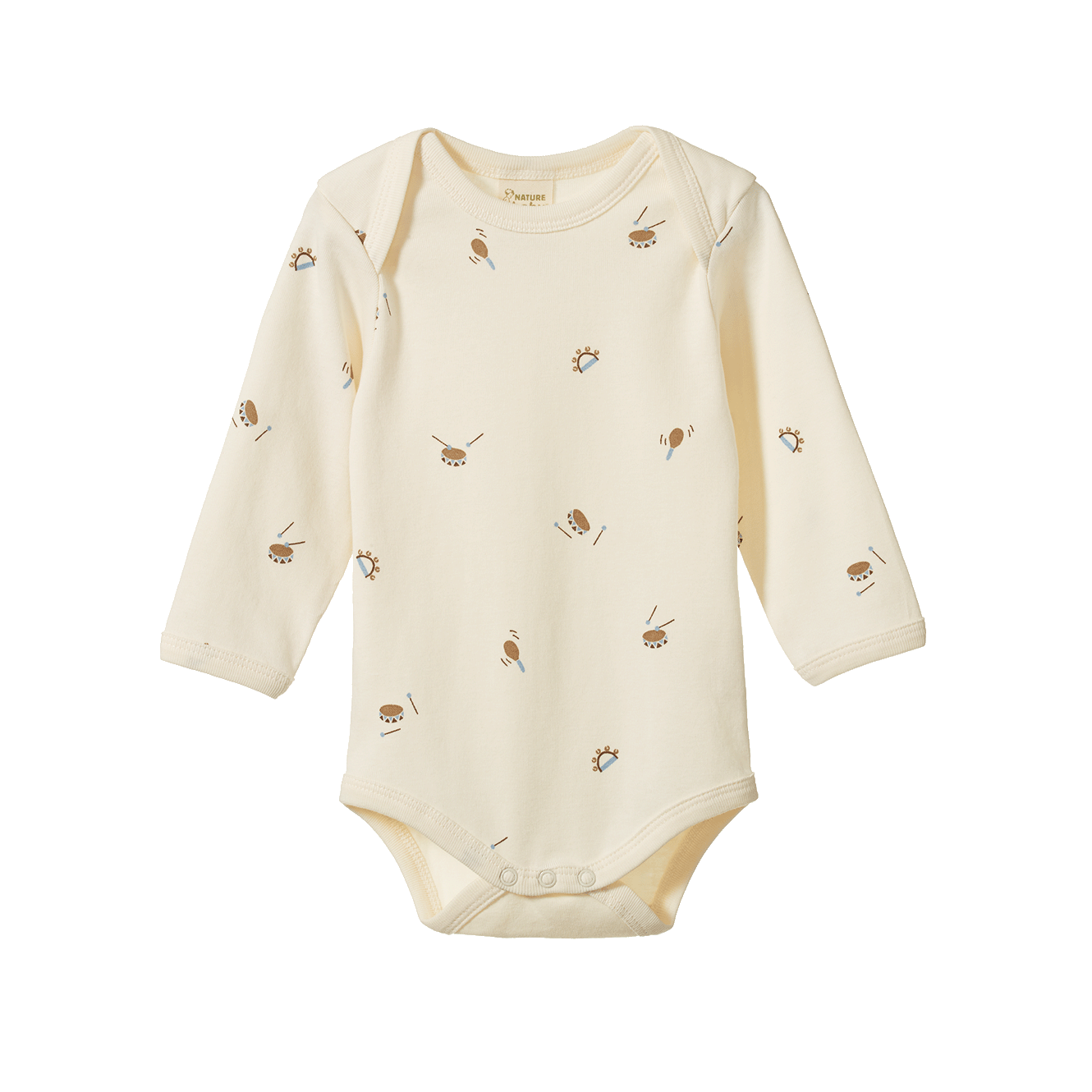 Longsleeve Bodysuit - Mini Music Print