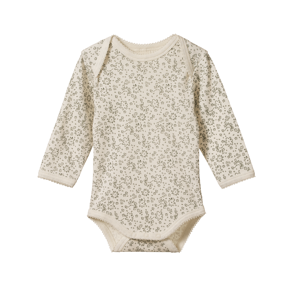 Long Sleeve Bodysuit - Petite Bloomsbury Print