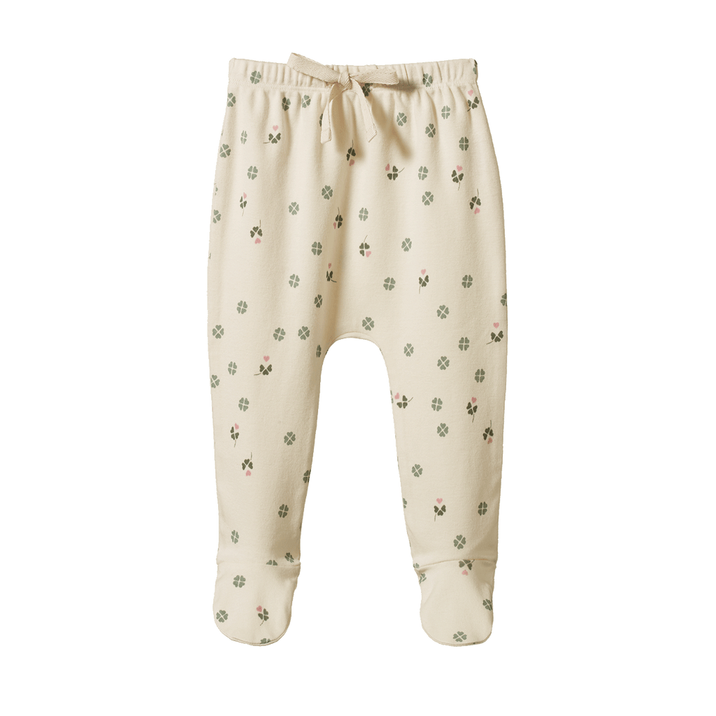 Footed Rompers - Lucky Print