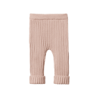 Lou Pants Cotton Knit - Rose Dust