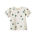 Bubbles Tee - Flora Natural Print