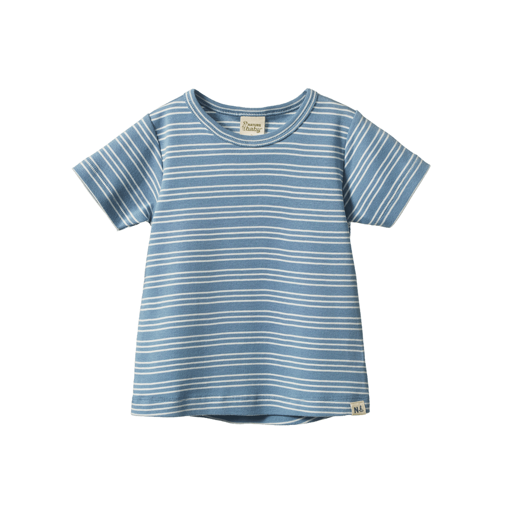 River Tee - Blue Stripe Trio