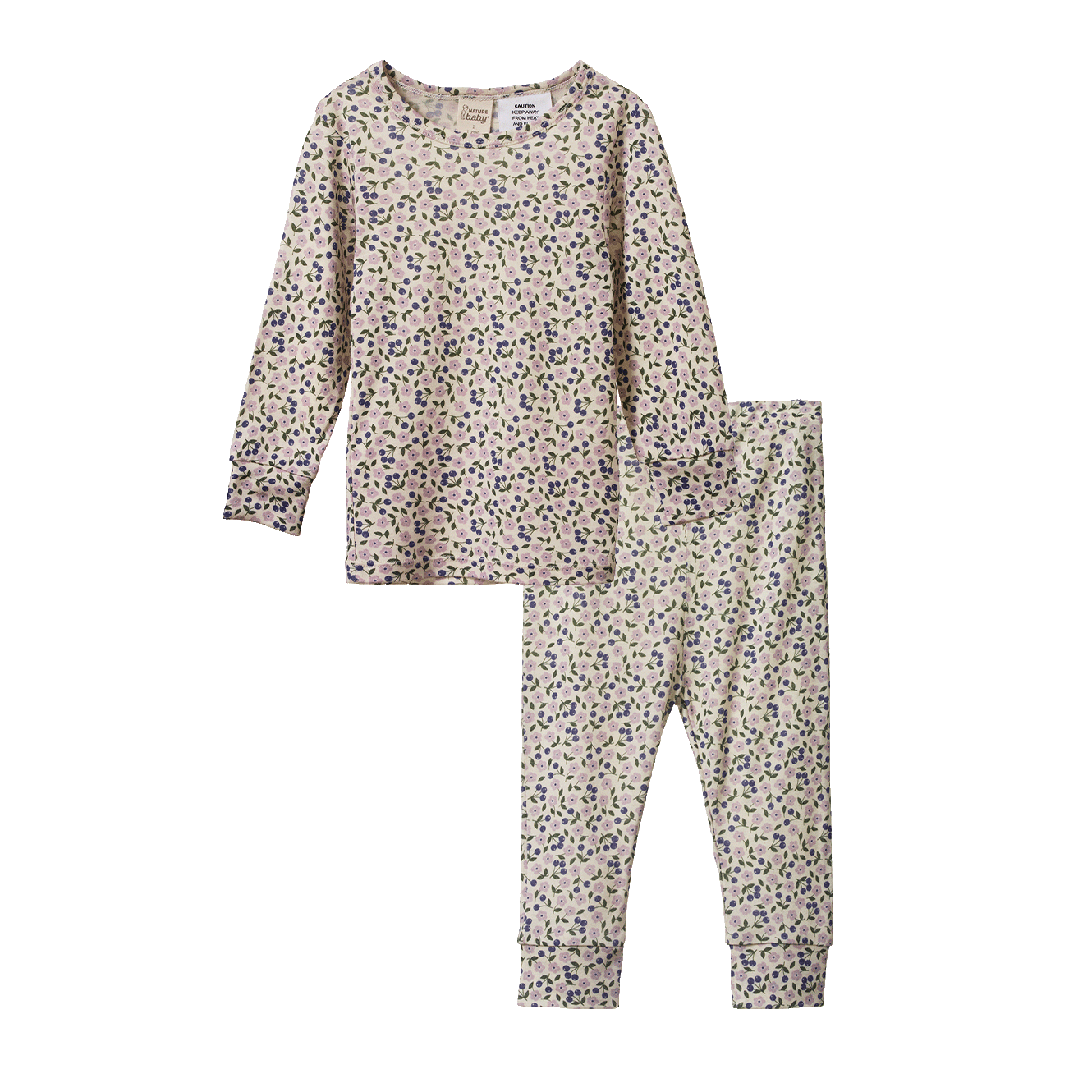 Long Sleeve Pyjamas Briarwood Lilac Print