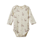 Long Sleeve Bodysuit - Rabbitty Print