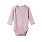 Longsleeve Bodysuit Pointelle Lilac