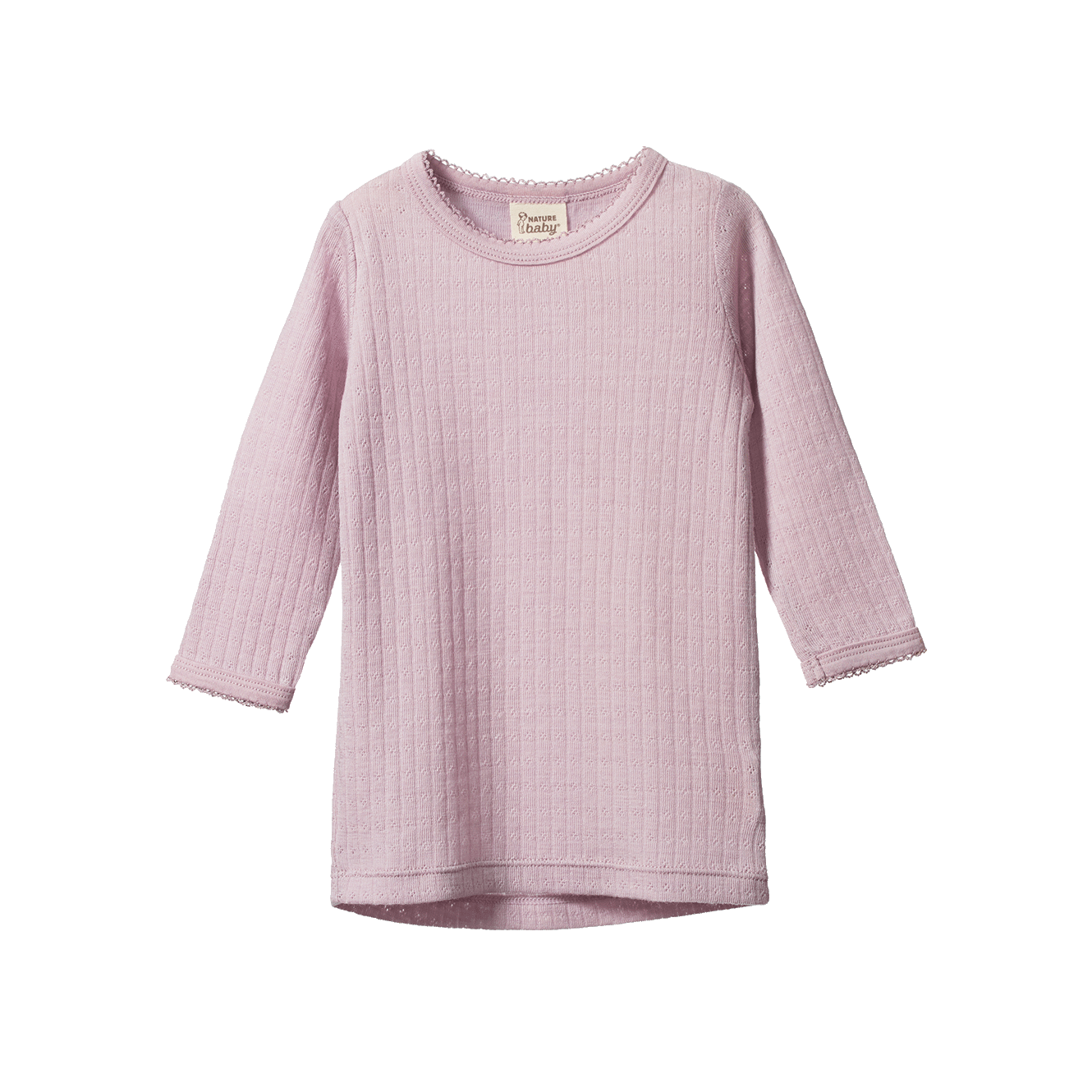 Merino Essentials Longsleeve Cloud Tee  Lilac