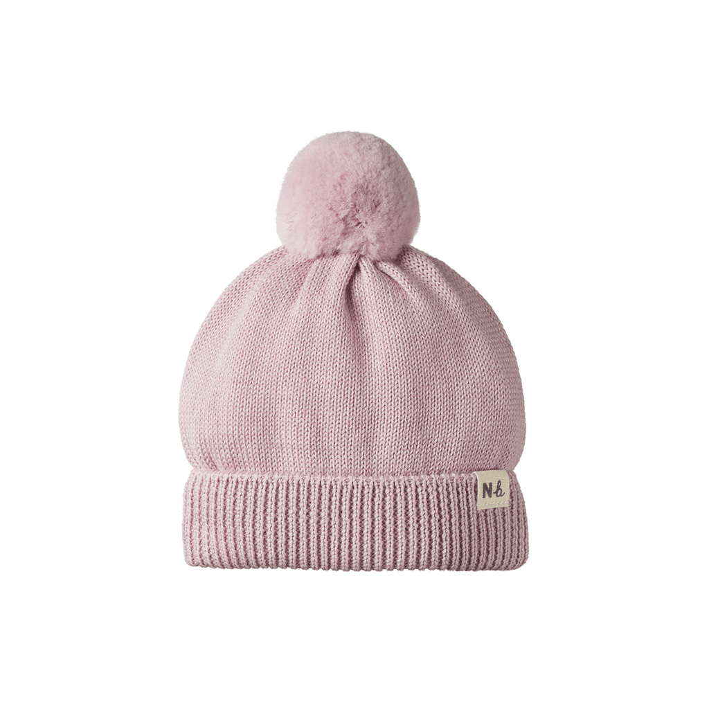 Alpine Pom Pom Beanie Lilac