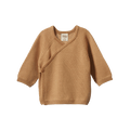 Merino Knit Kimono Jacket - Caramel