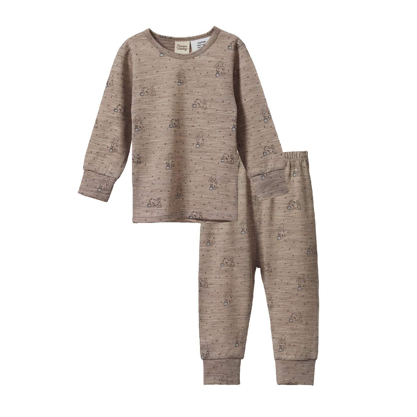 Merino Essentials 2Pc Pyjamas - Bramble Burrow Print Merino