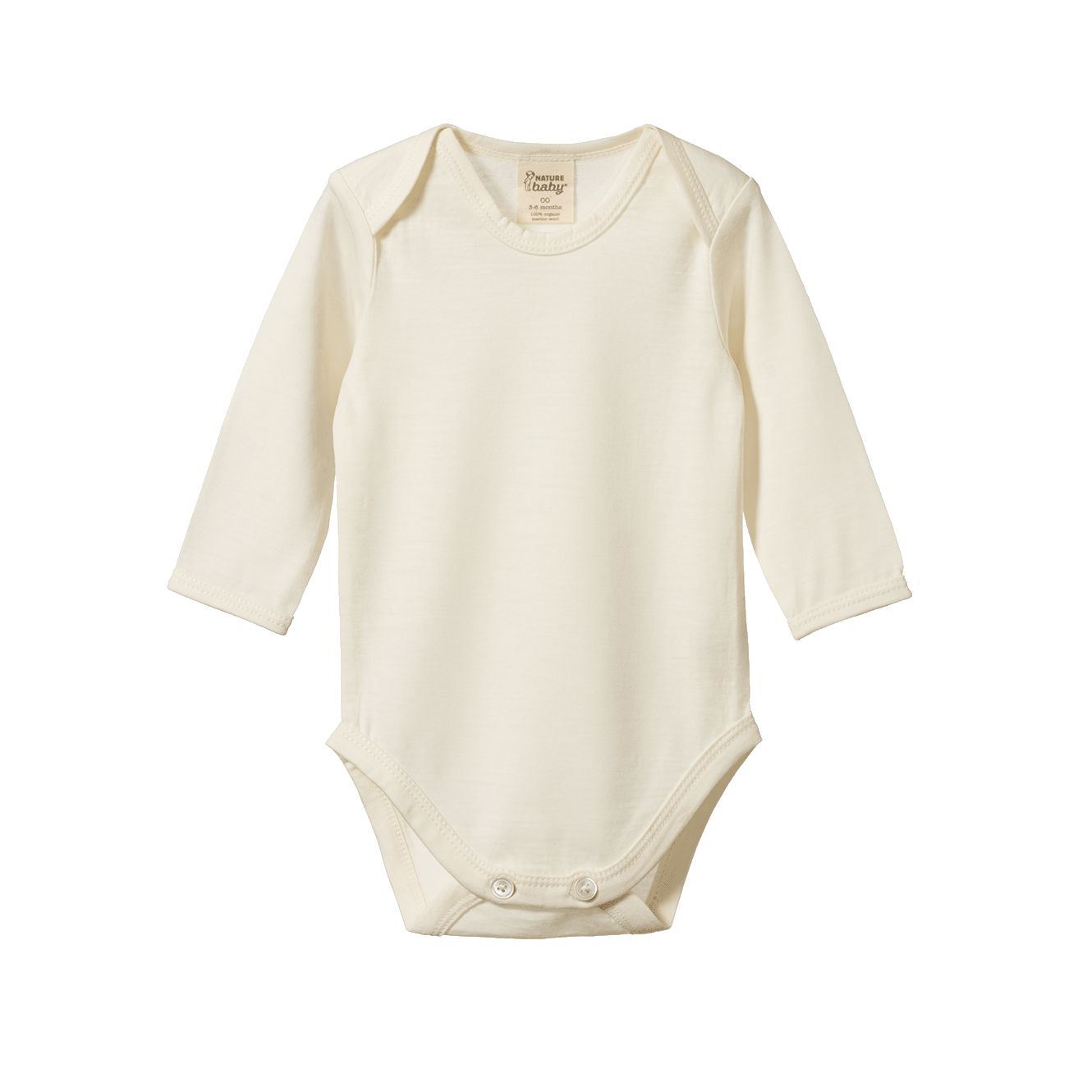 Longsleeve Bodysuit Pointelle Natural