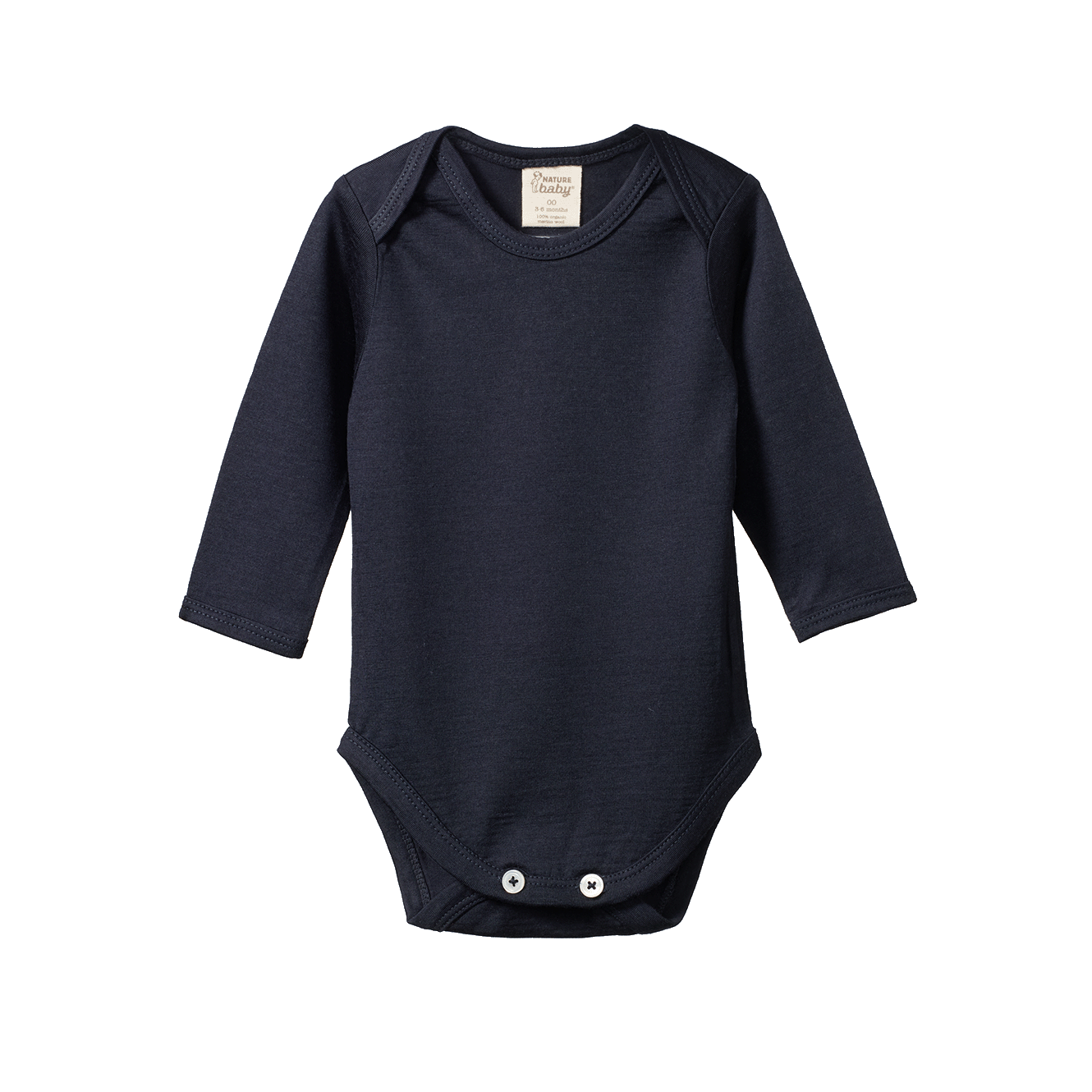 Merino Longsleeve Bodysuit Navy