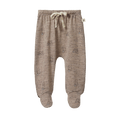 Merino Essentials Footed Rompers - Bramble Burrow Print Merino