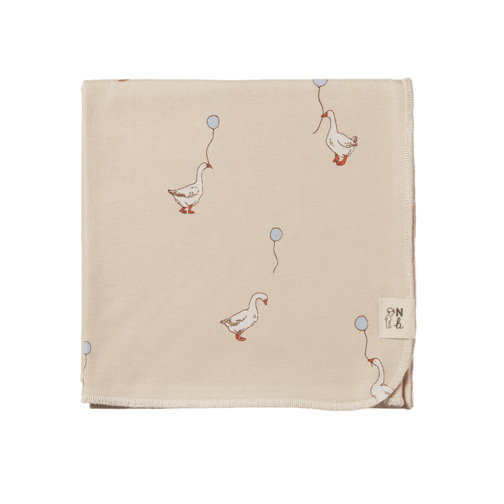 Nature Baby Wrap - Goose Lullaby Print
