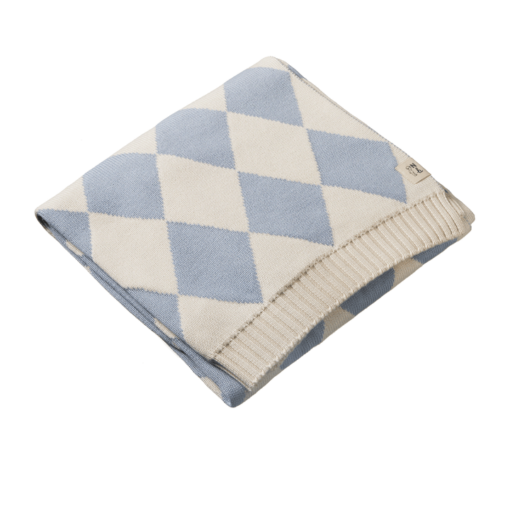 Nature Baby Dune Blanket - Celestial Blue Diamond