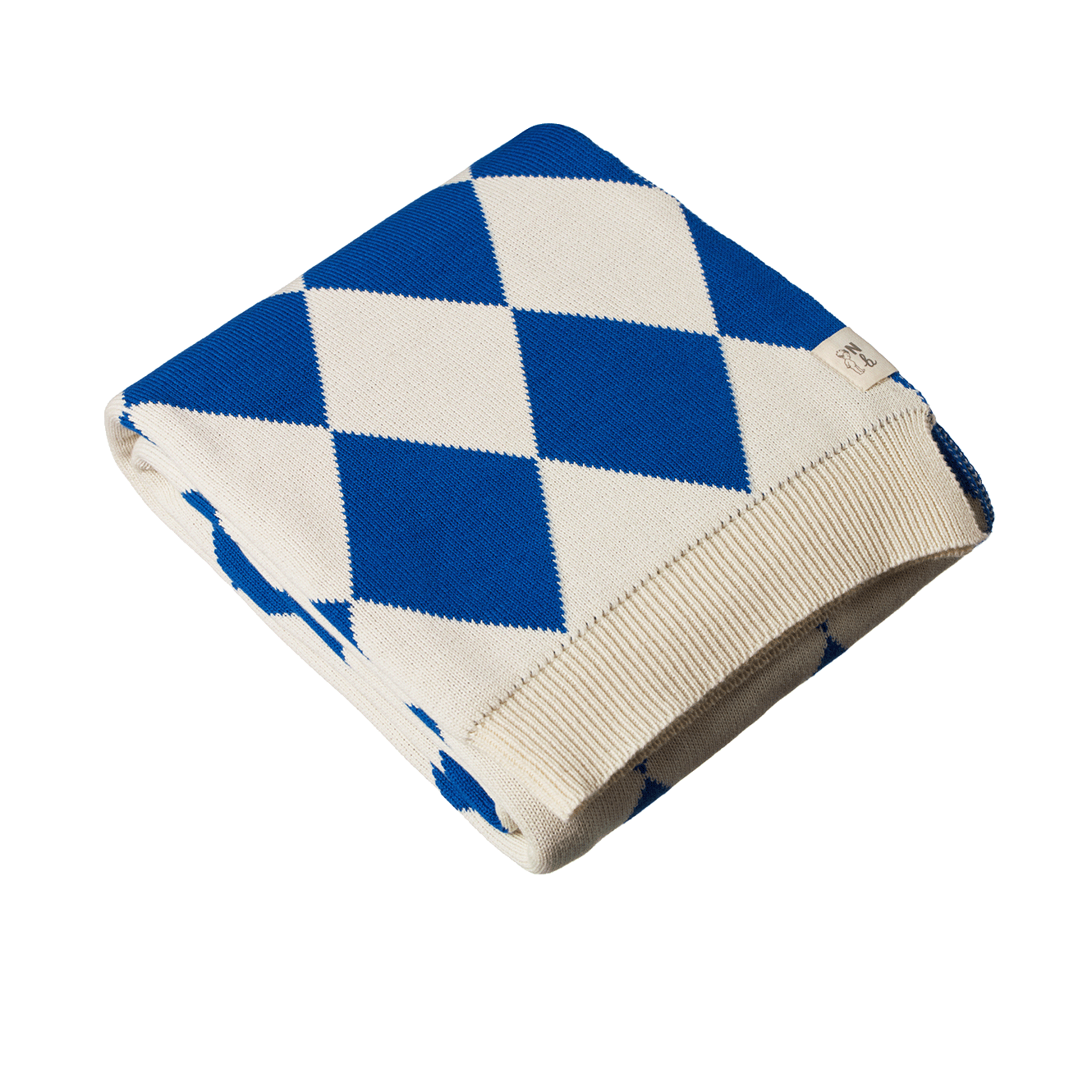 Nature Baby Dune Blanket - Blue Diamond