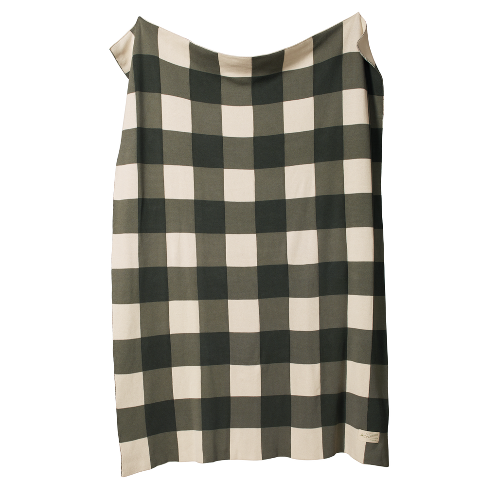 Nature Baby Dune Blanket - Thyme Check