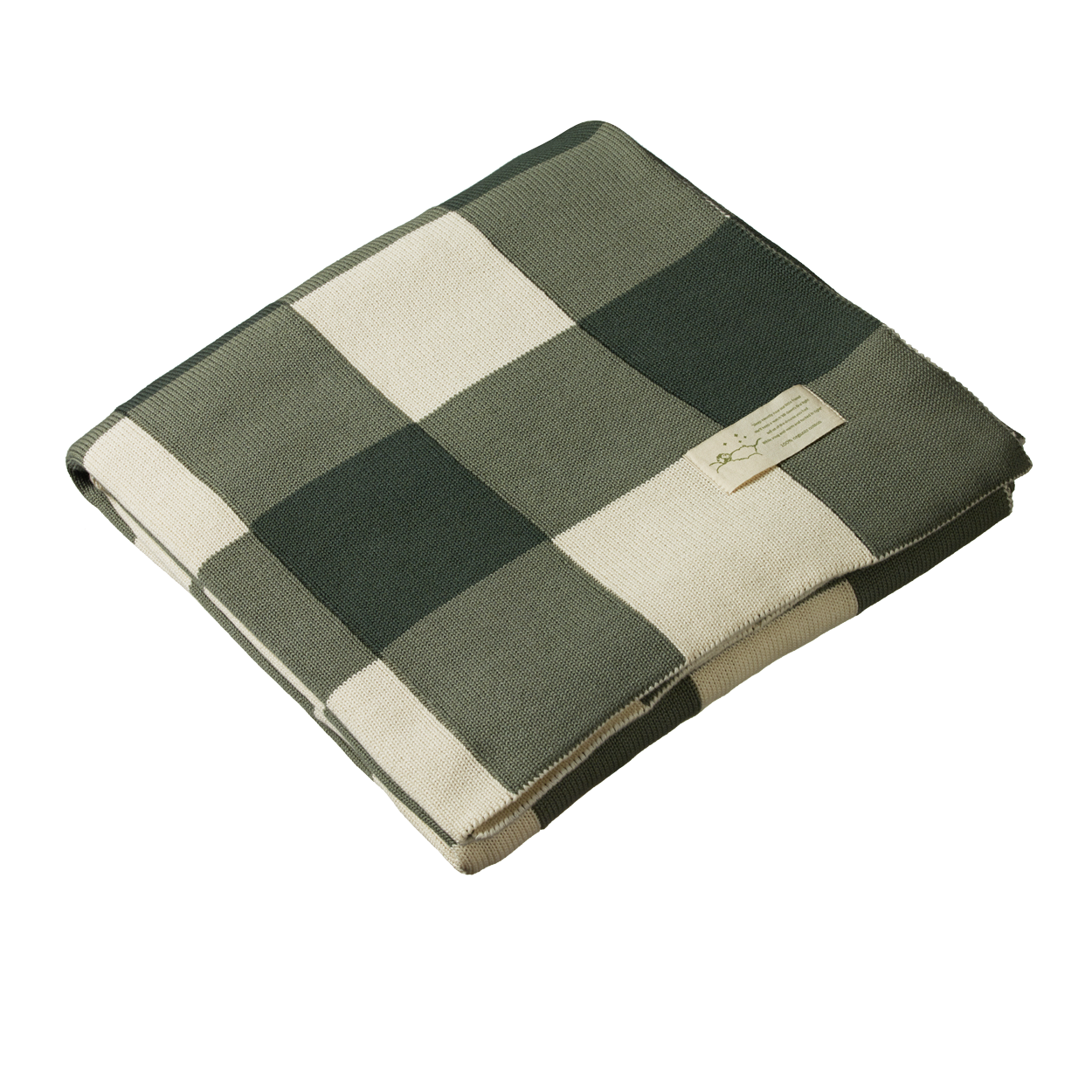 Nature Baby Dune Blanket - Thyme Check