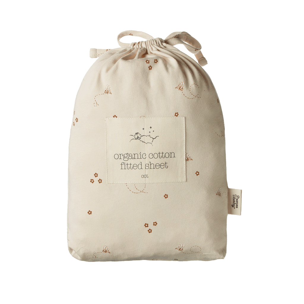 Fitted Sheet Jersey - Bumble Bee Print