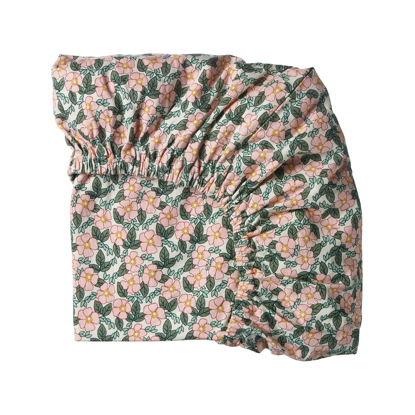Fitted Sheet Jersey - Garland Print