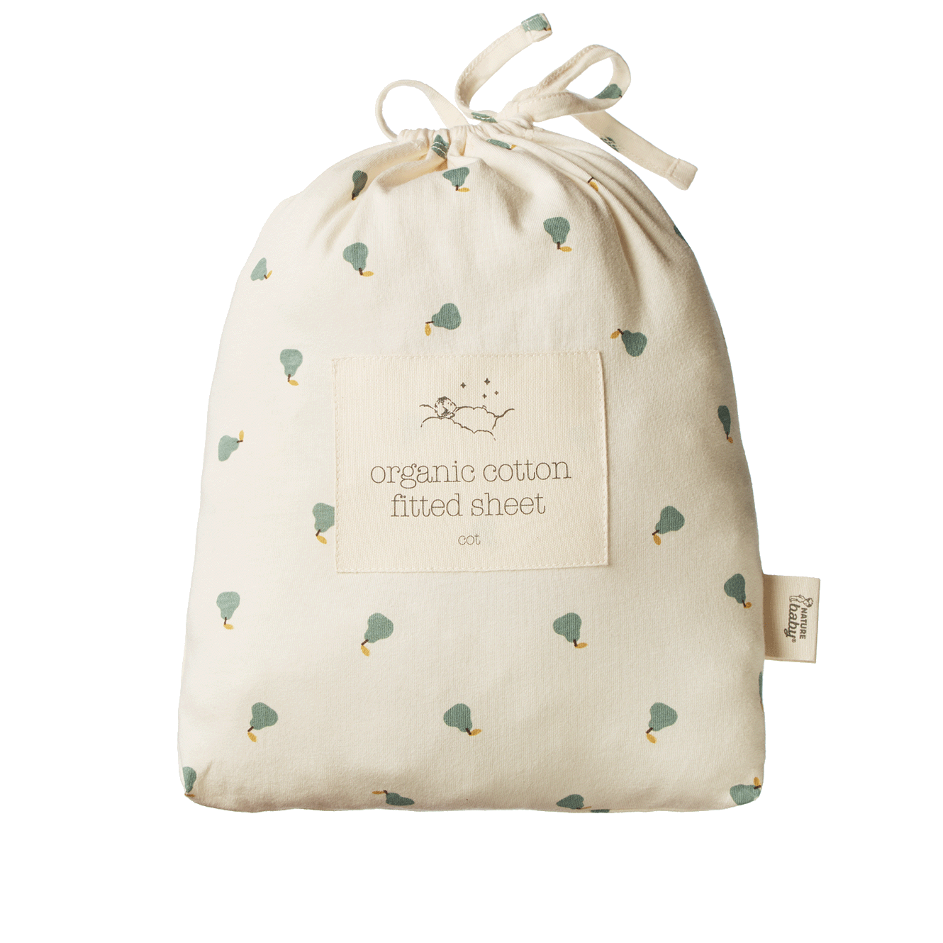 Fitted Sheet Jersey - Petite Pear Print