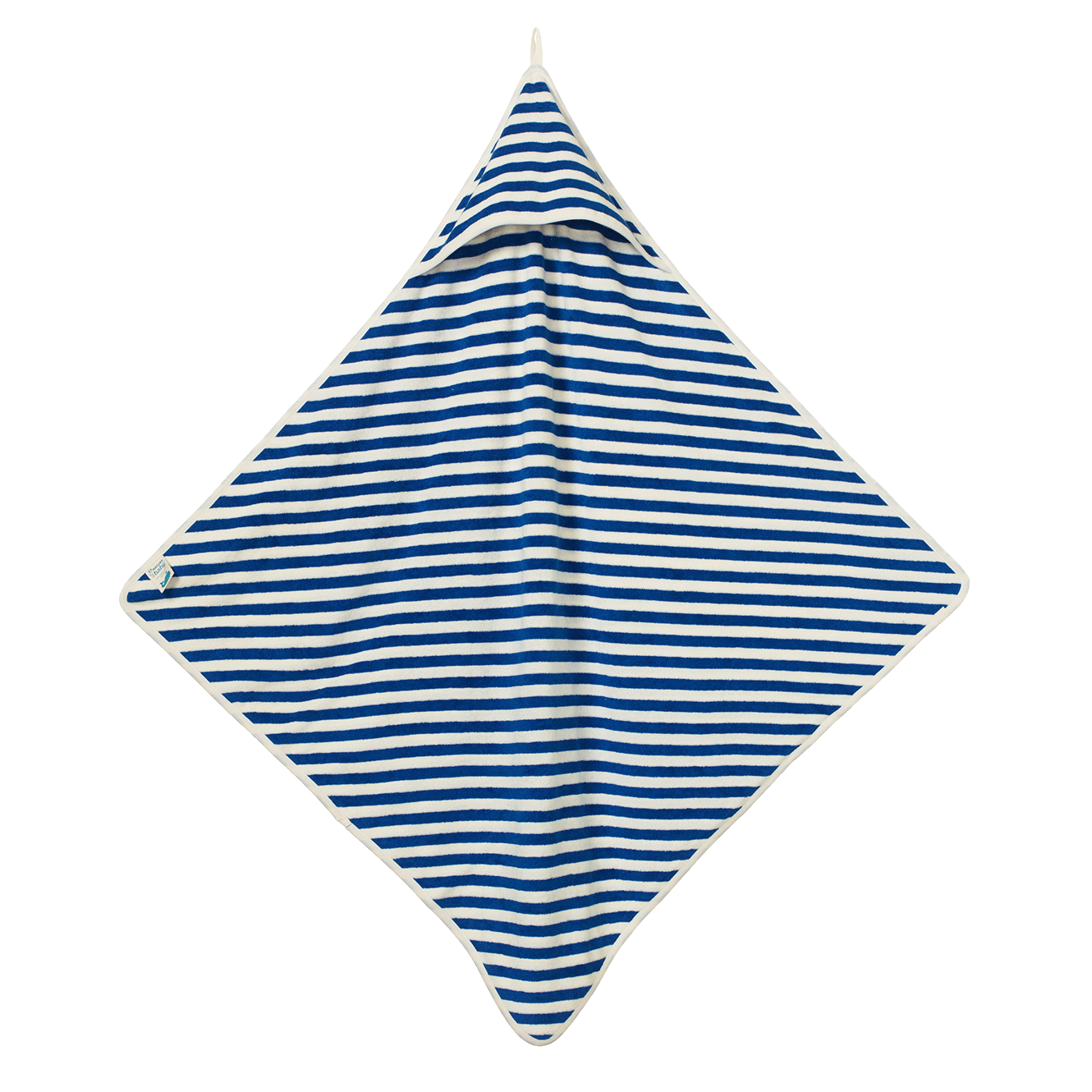 Nature Baby Organic Cotton Hooded Towel - Mariner Stripe