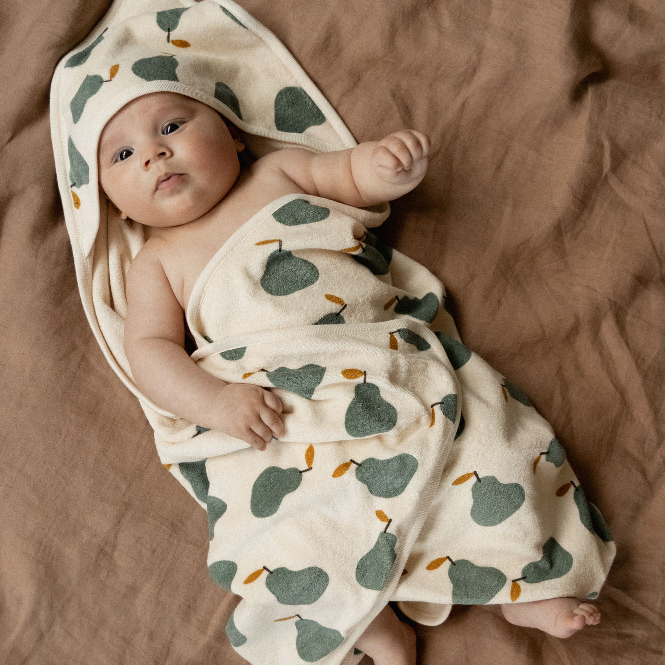 Poncho - Pear Print