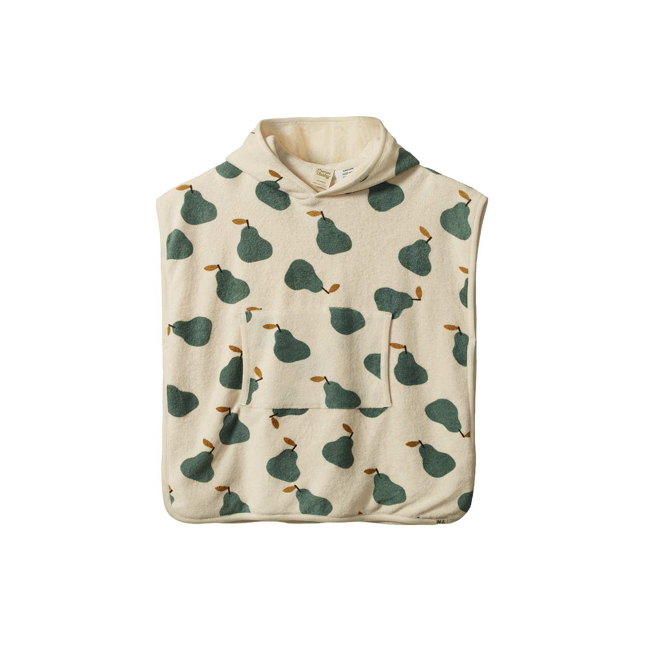 Poncho - Pear Print