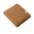 Merino Knit Blanket - Caramel