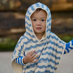 Poncho Towel - Waves Print
