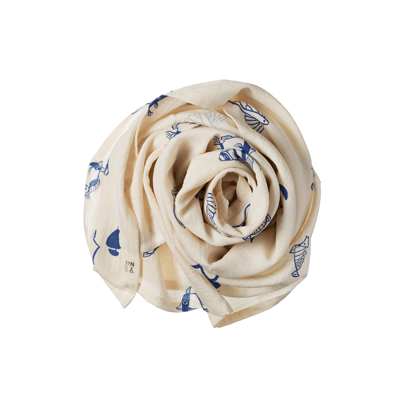 Muslin Wrap - Atlantic Print