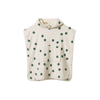 Org Cotton Poncho Towel - Flora Natural Print