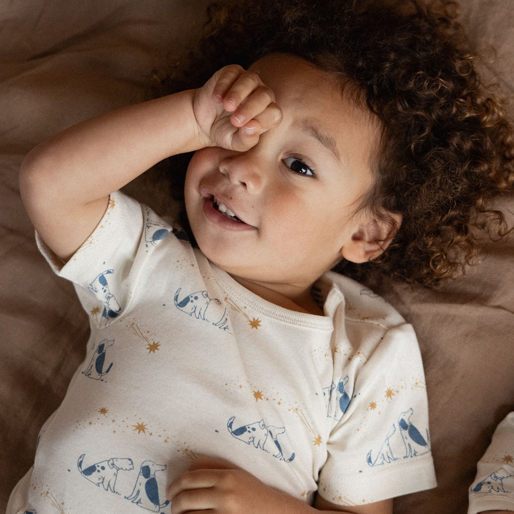 Shortie Pyjama Set - Dog Dream Print