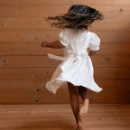 Annabelle Dress - Ivory Flora