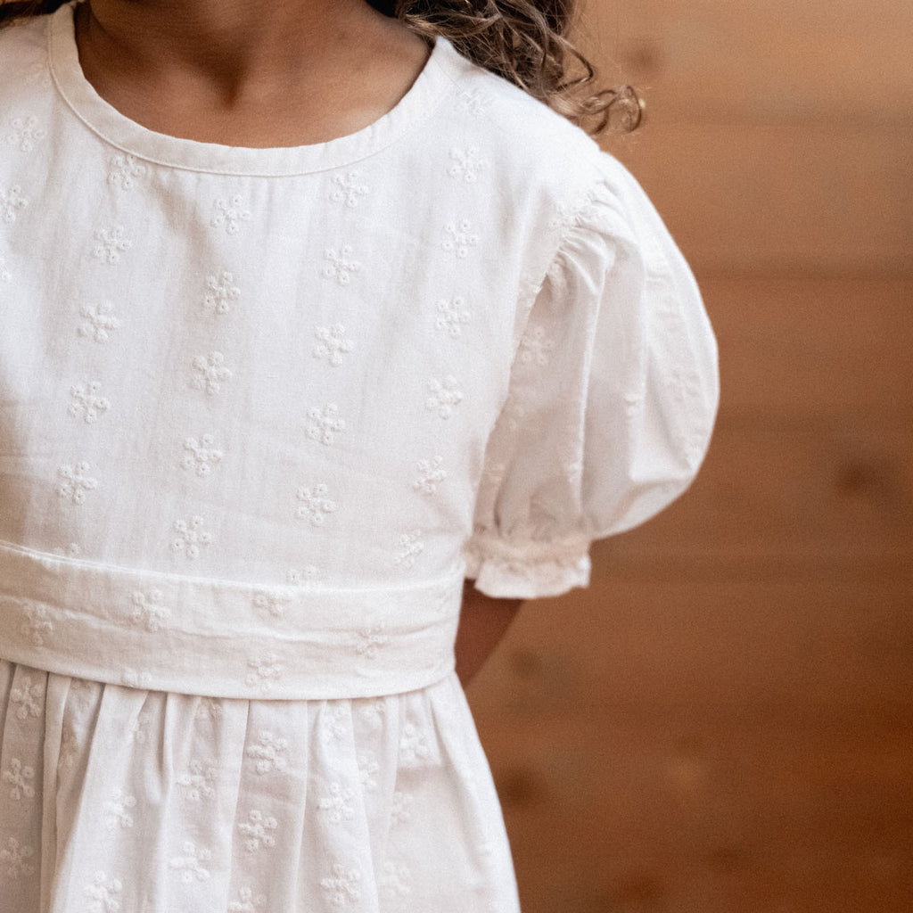 Nature Baby Annabelle Dress - Ivory Flora