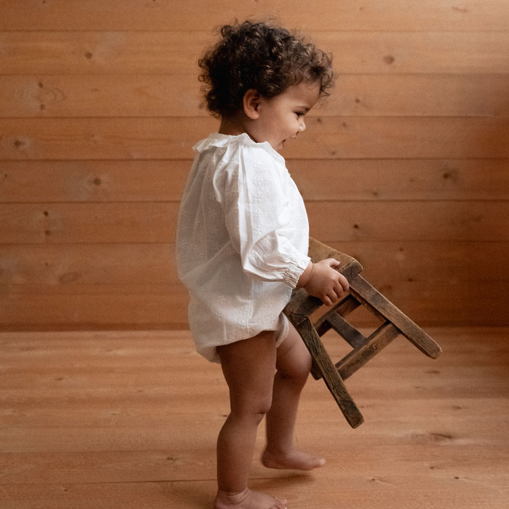 Nature Baby Meadow Bodysuit - Ivory Flora