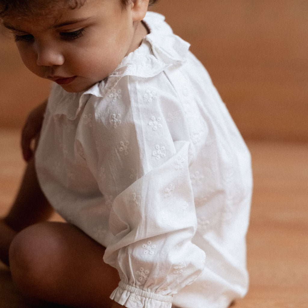 Nature Baby Meadow Bodysuit - Ivory Flora