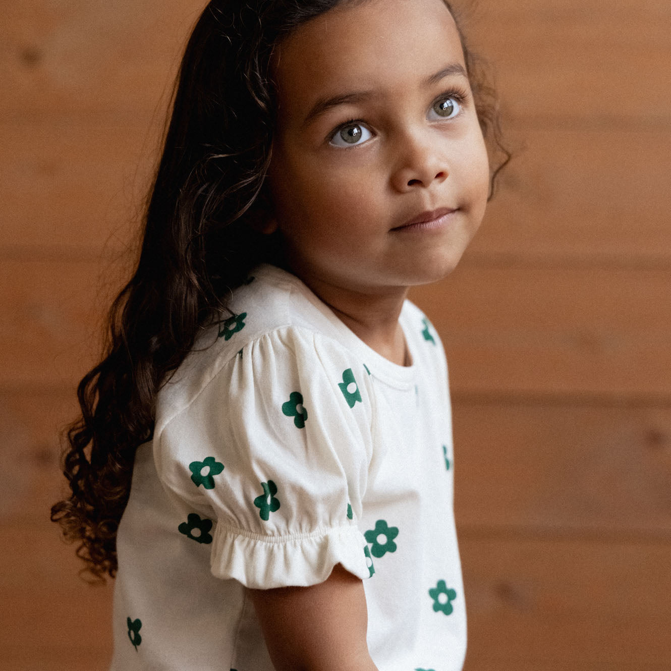 Nature Baby Bubbles Tee - Flora Natural Print
