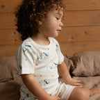 Shortie Pyjama Set - Dog Dream Print