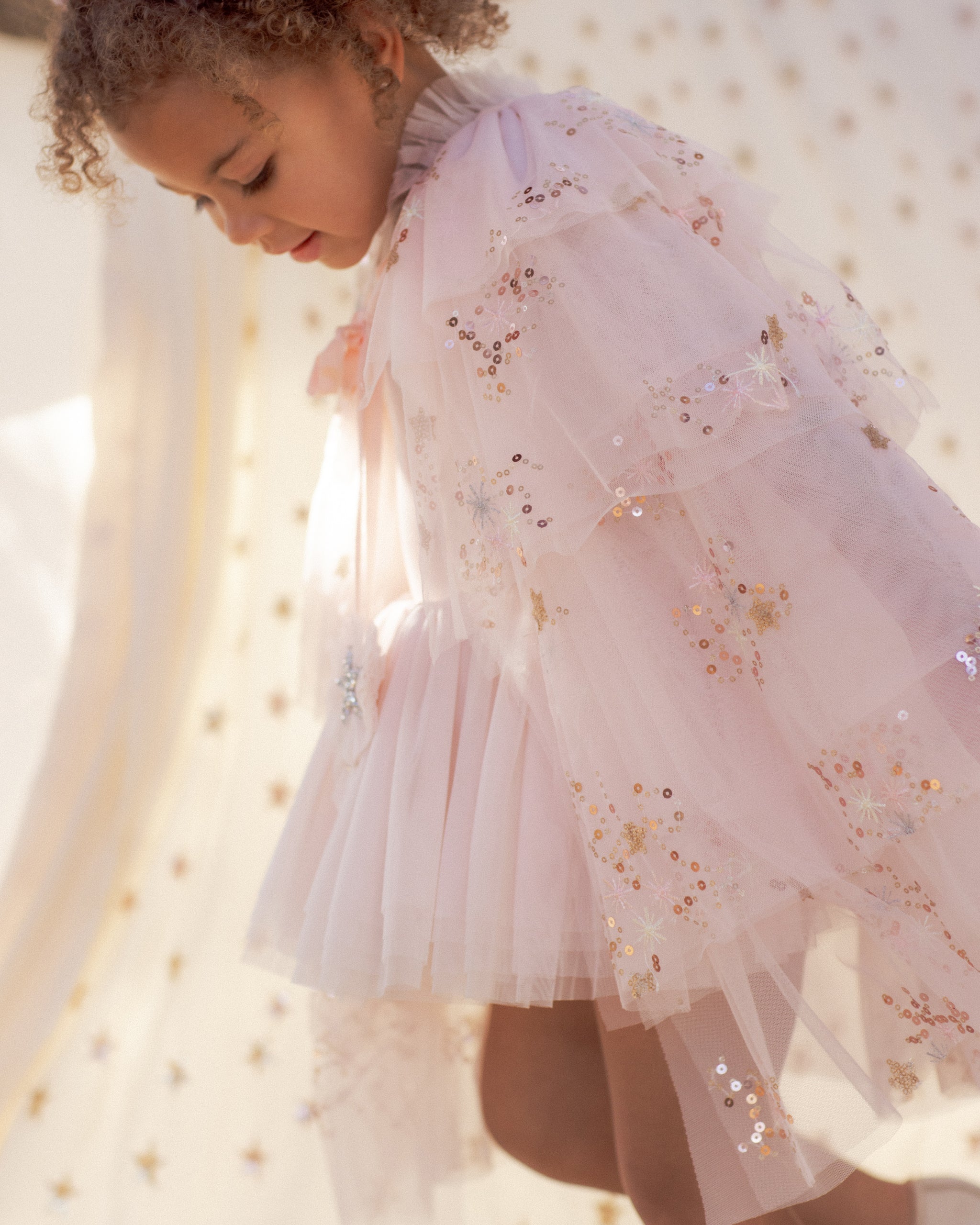 PRE-ORDER - Tulle Cape Pink