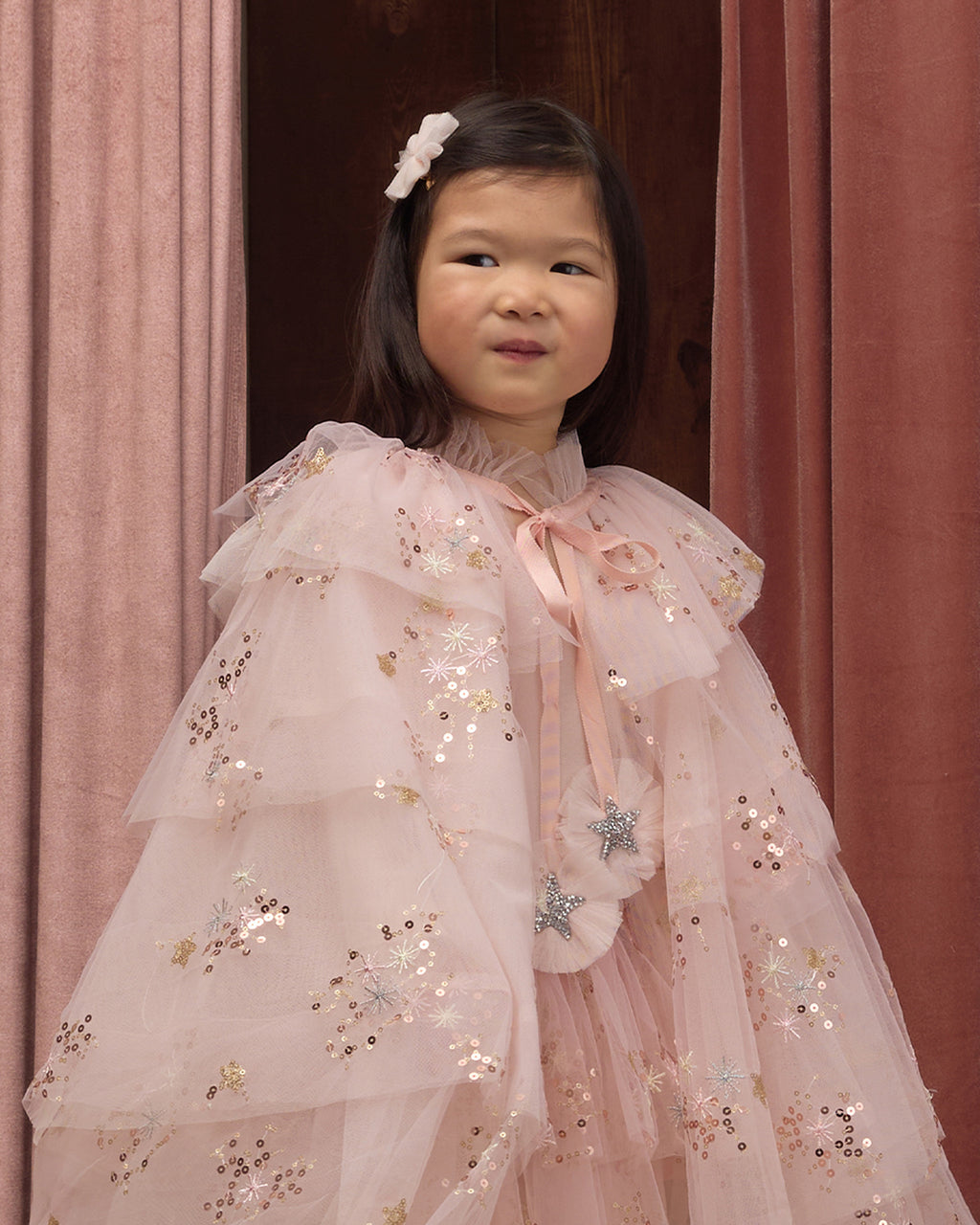 PRE-ORDER - Tulle Cape Pink