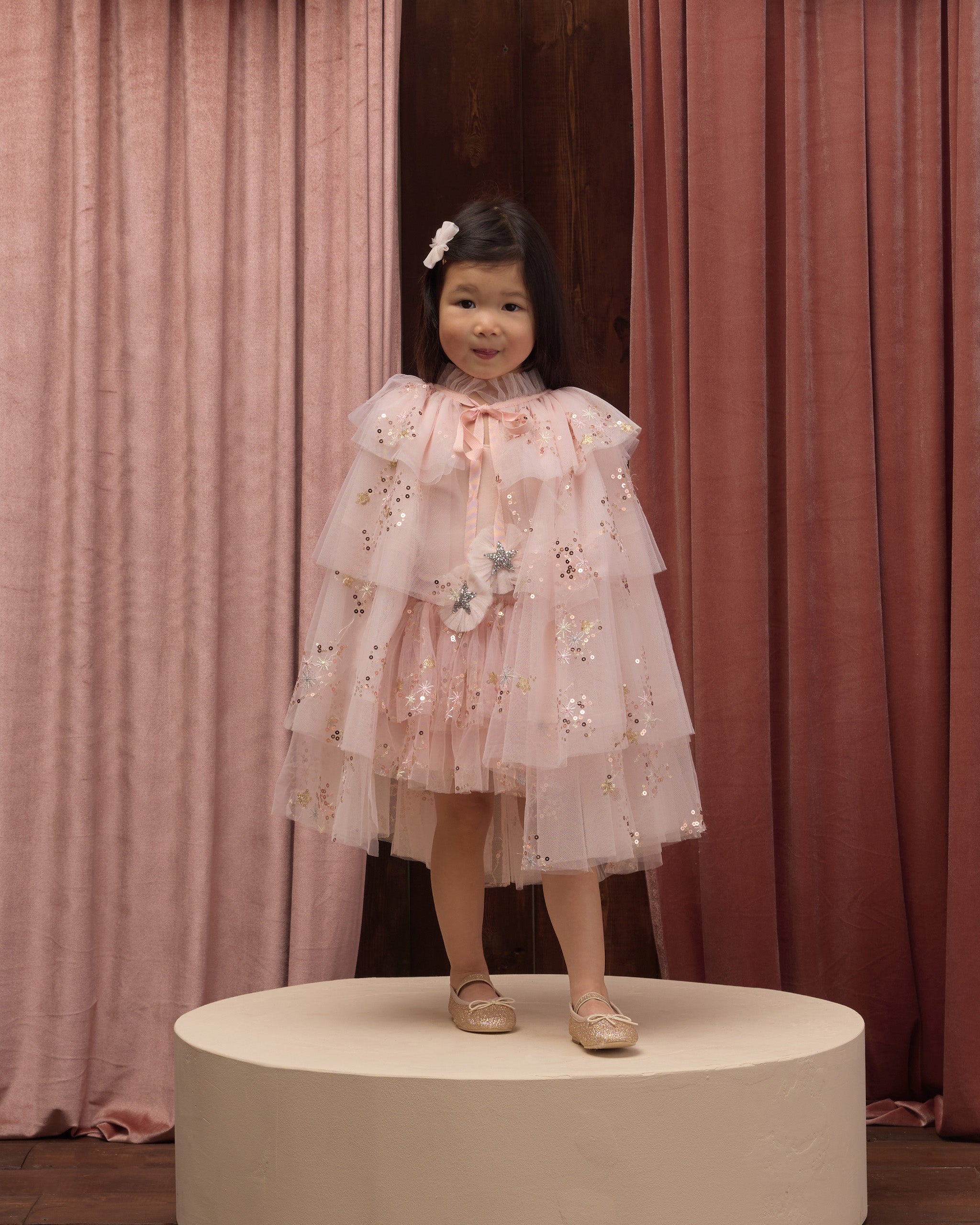 PRE-ORDER - Tulle Cape Pink