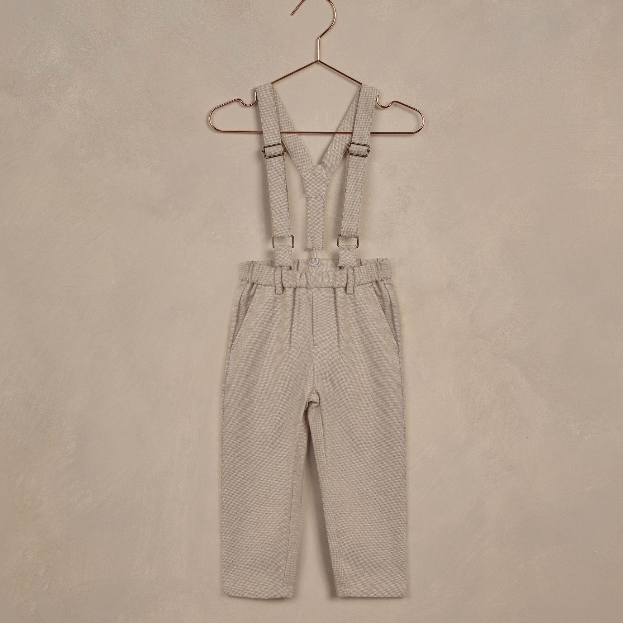 Nora Lee Suspender Pant - Fog