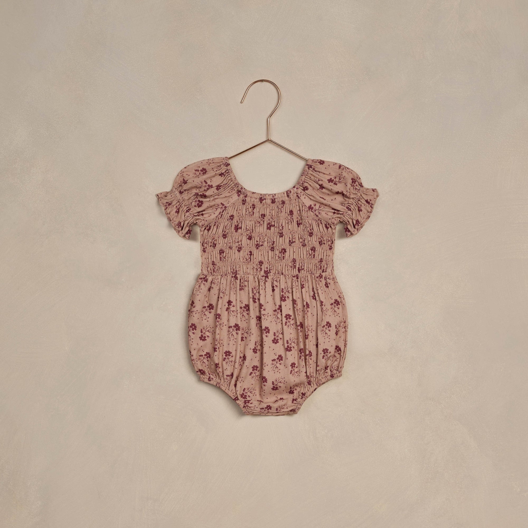 Nora Lee Cosette Romper - Fig Ditsy