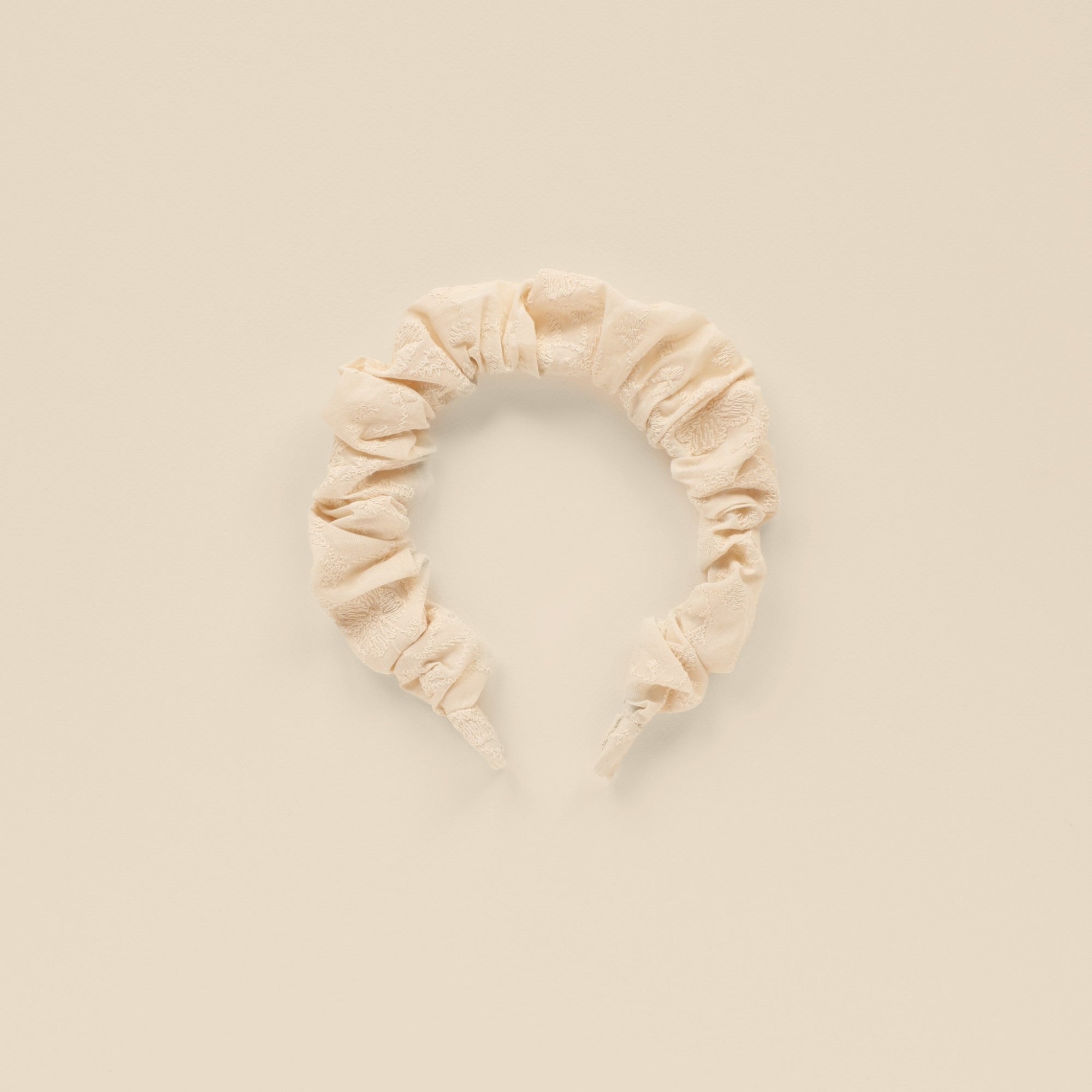 Nora Lee Gathered Headband - Natural